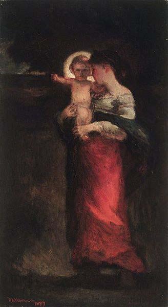 Robert Loftin Newman Madonna and Child Sweden oil painting art